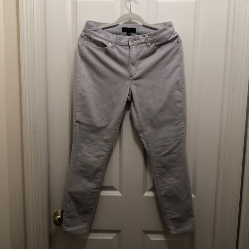 Banana Republic light gray French corduroy jeans